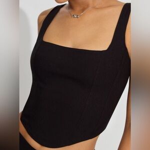 Garage Black Bustier